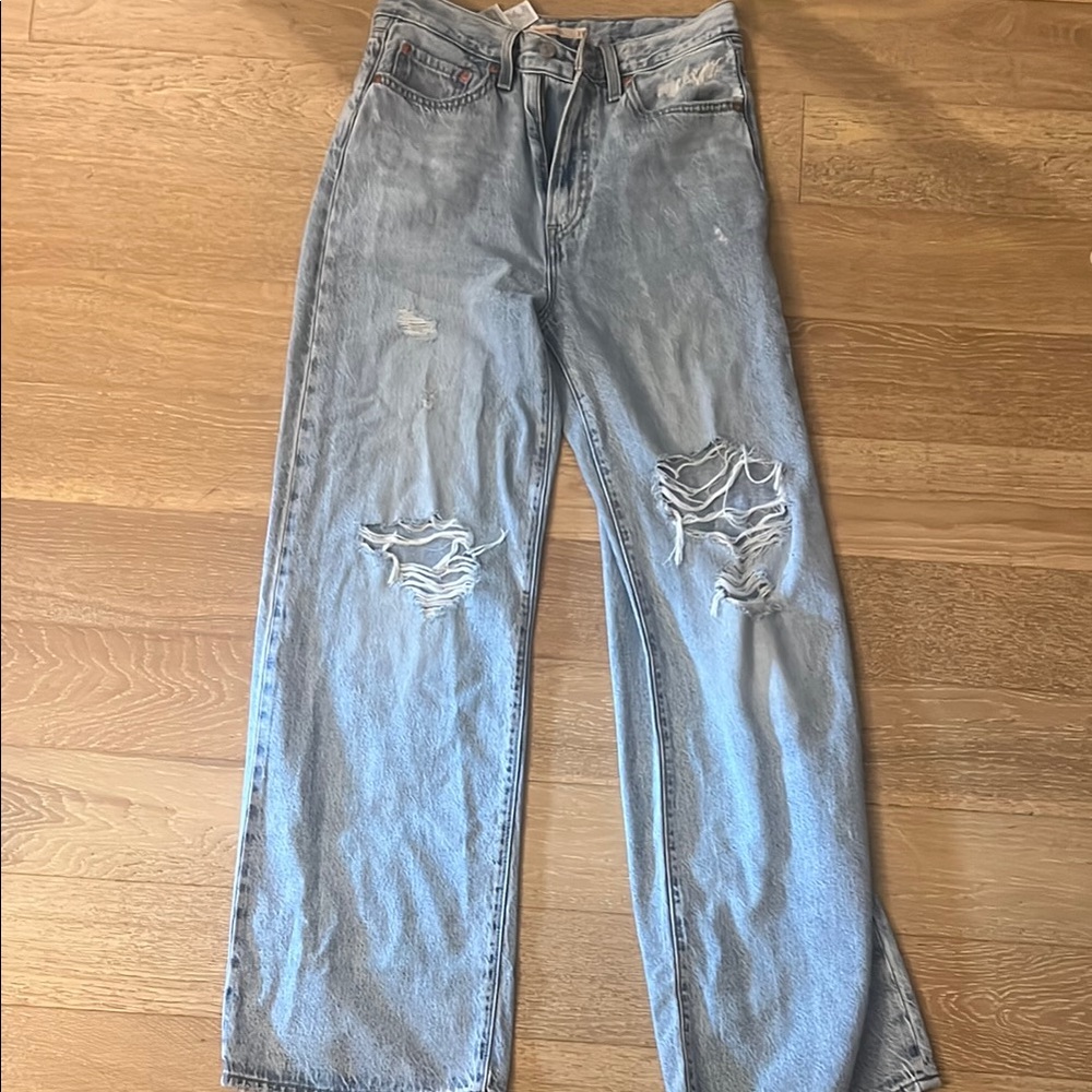 Levi’s Ribcage Wide Leg Jeans, size 27